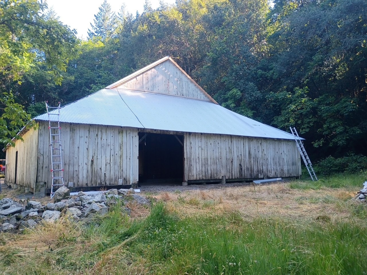 Barn roof — after, angle 1